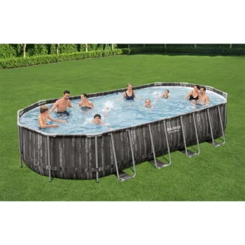 Bestway ovalni bazen sa čeličnom konstrukcijom Power Steel 610x366x122cm-1
